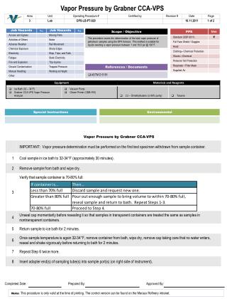 Vapor Pressure by Grabner CCA-VPS