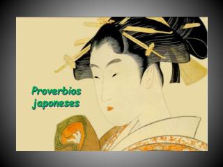 Proverbios japoneses