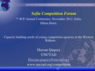 Sofia Competition Forum