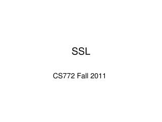 SSL