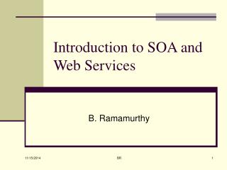 Introduction to SOA and Web Services