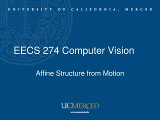 EECS 274 Computer Vision