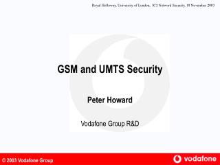 GSM and UMTS Security