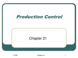 Production Control