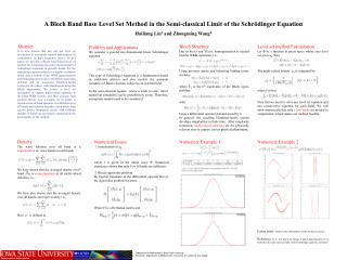 A Bloch Band Base Level Set Method in the Semi-classical Limit of the Schrödinger Equation