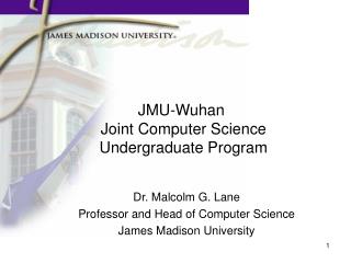 JMU-Wuhan Joint Computer Science Undergraduate Program