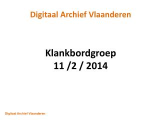 Digitaal Archief Vlaanderen
