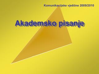 Akademsko pisanje