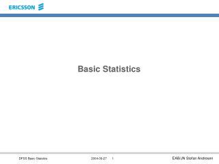 Basic Statistics