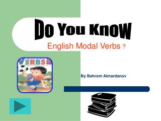 English Modal Verbs ?