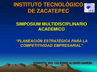 INSTITUTO TECNOLÓGICO DE ZACATEPEC