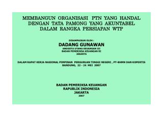 1. UU No. 17 Tahun 2003 tentang Keuangan Negara