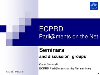 ECPRD Parli@ments on the Net