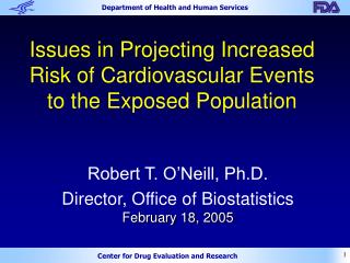 Issues in Projecting Increased Risk of Cardiovascular Events to the Exposed Population