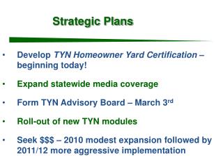 Strategic Plans