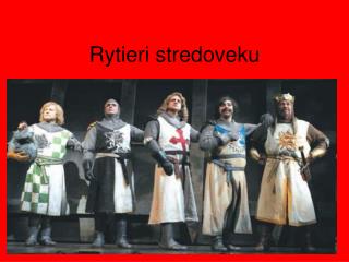 Rytieri stredoveku