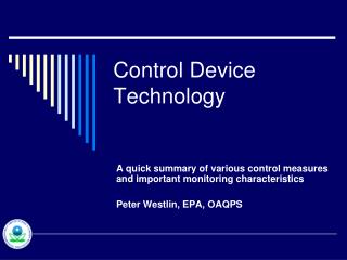 Control Device Technology