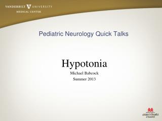 Pediatric Neurology Quick Talks