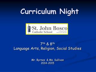 Curriculum Night