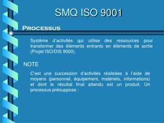 SMQ ISO 9001