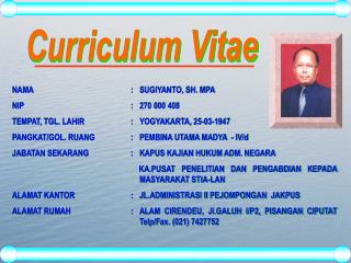 Curriculum Vitae