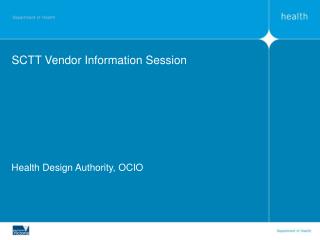 SCTT Vendor Information Session