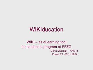 WIKIducation