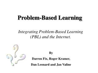 Problem-Based Learning