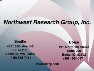 Northwest Research Group, Inc.