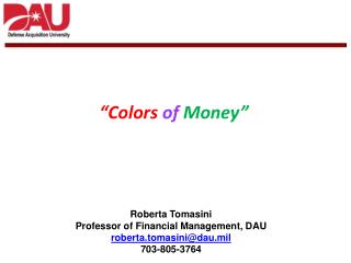 “Colors of Money”