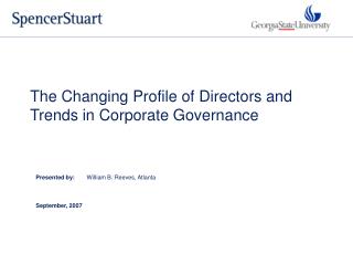 The Changing Profile of Directors and Trends in Corporate Governance