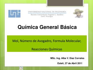 Mol, Número de Avogadro, Formula Molecular, Reacciones Químicas