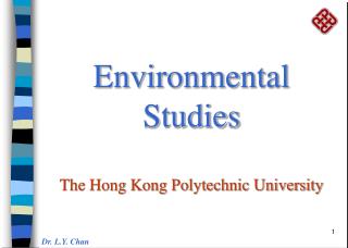 Environmental Studies The Hong Kong Polytechnic University