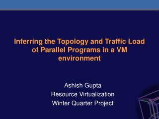 Inferring the Topology and Traffic Load of Parallel Programs in a VM environment