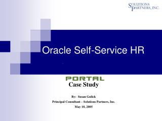 Oracle Self-Service HR