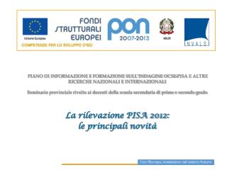 PISA 2012: alcune informazioni