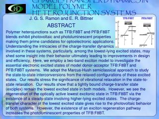 J. G. S. Ramon and E. R. Bittner 	ABSTRACT