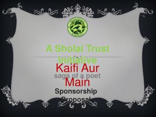 A Sholai Trust Initiative