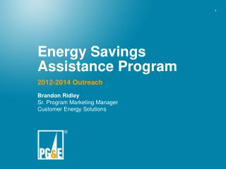 Energy Savings Assistance Program