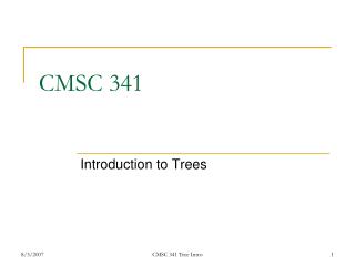 CMSC 341