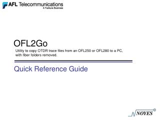 Quick Reference Guide