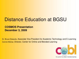 Distance Education at BGSU