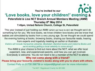 You’re invited to our ‘Love books, love your children!’ evening &amp;