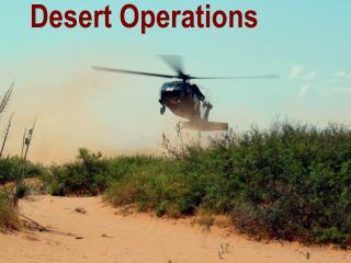 Desert Operations