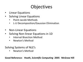 Objectives