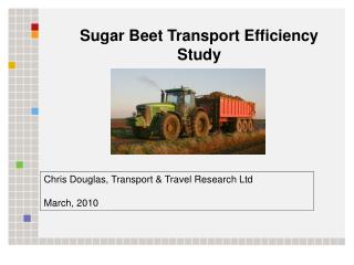Sugar Beet Transport Efficiency Study