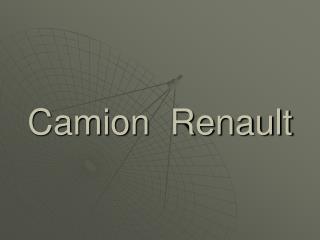 Camion Renault