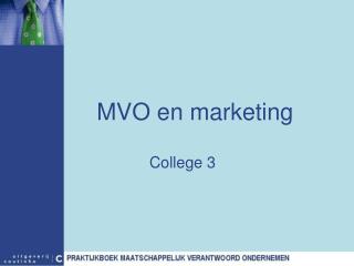 MVO en marketing