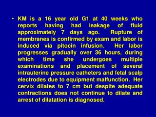 Postpartum (Puerperal) Endometritis