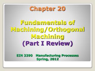 20.2 Fundamentals